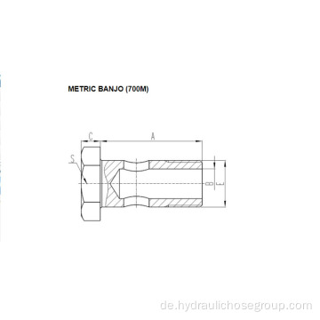 Metrische Banjo-Fittings 700M